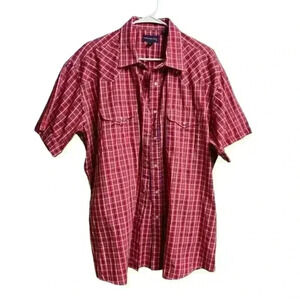 Panhandle Slim Plaid Short Sleeve‎ Western Men's Shirt
